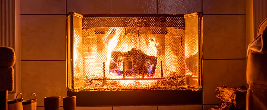 Mendota Hearth Landscape Fireplace Installation in Centralia, Washington